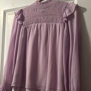 Elegant Lavender Blouse